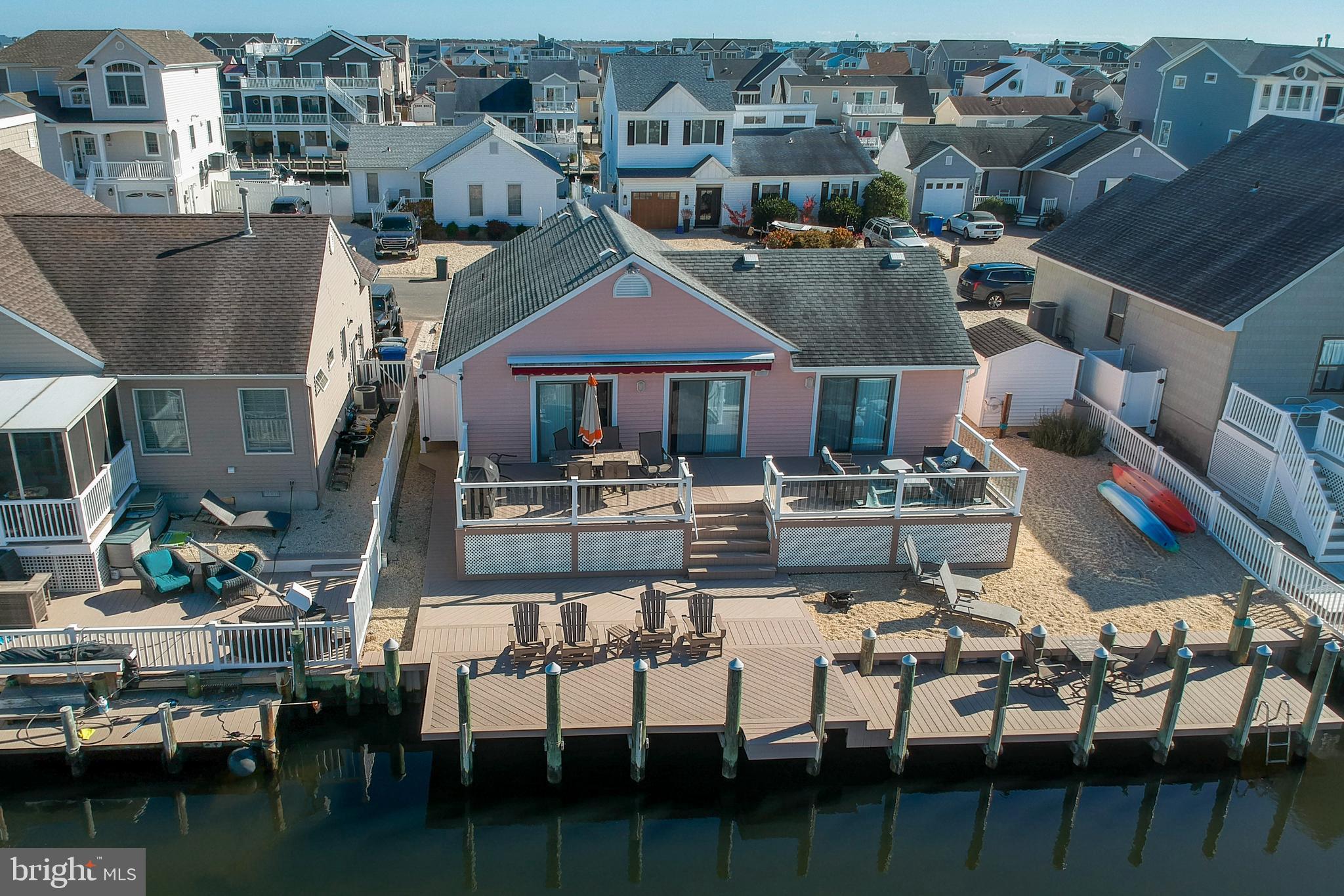 28 Diane Road Manahawkin, NJ 08050 - Photo 5 of 46 an aerial view of residential houses with outdoor space and lake view