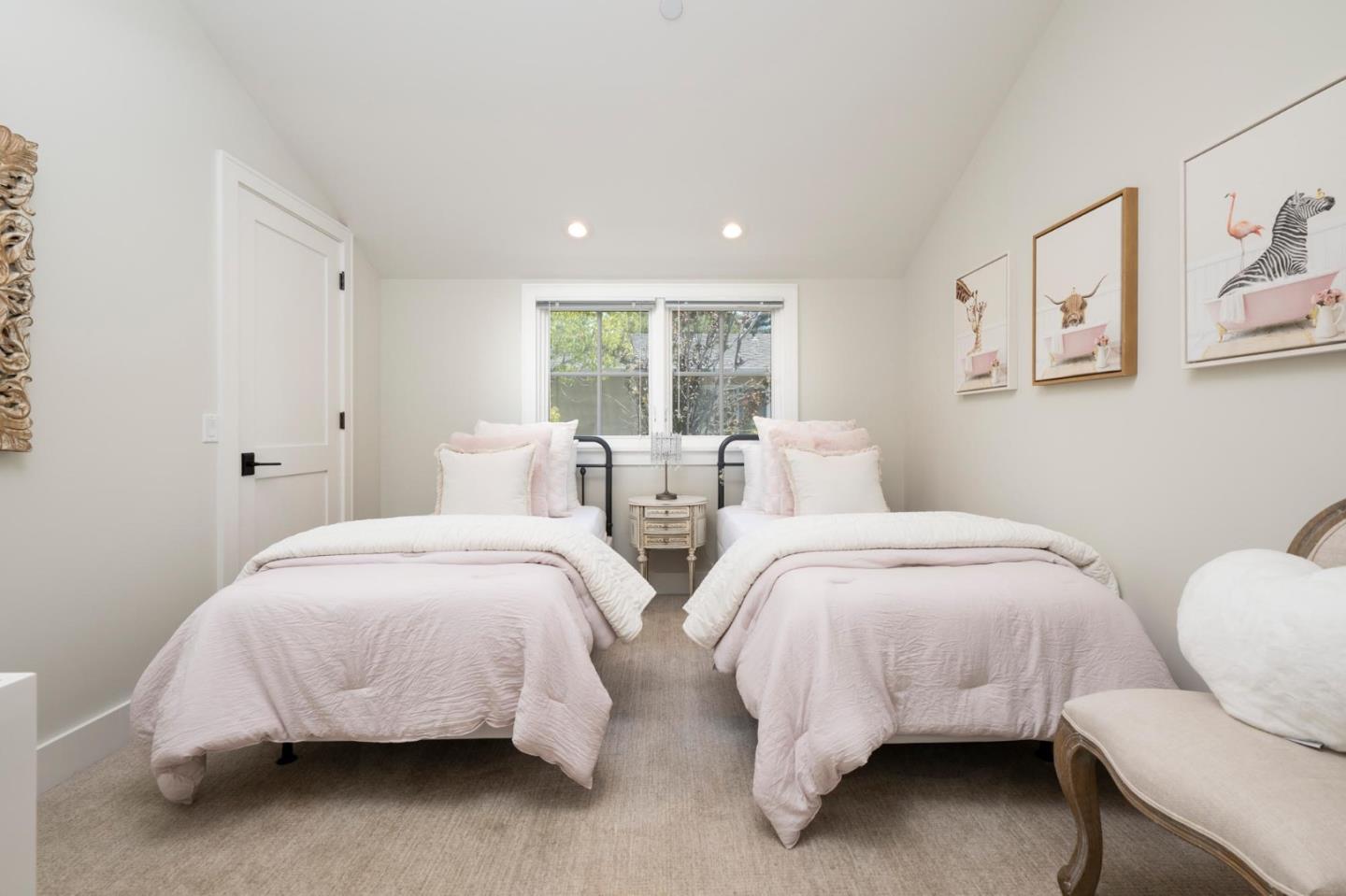 48 Middlegate Street Atherton, CA 94027 - Photo 17 of 27 a bed room with two bed and a chair