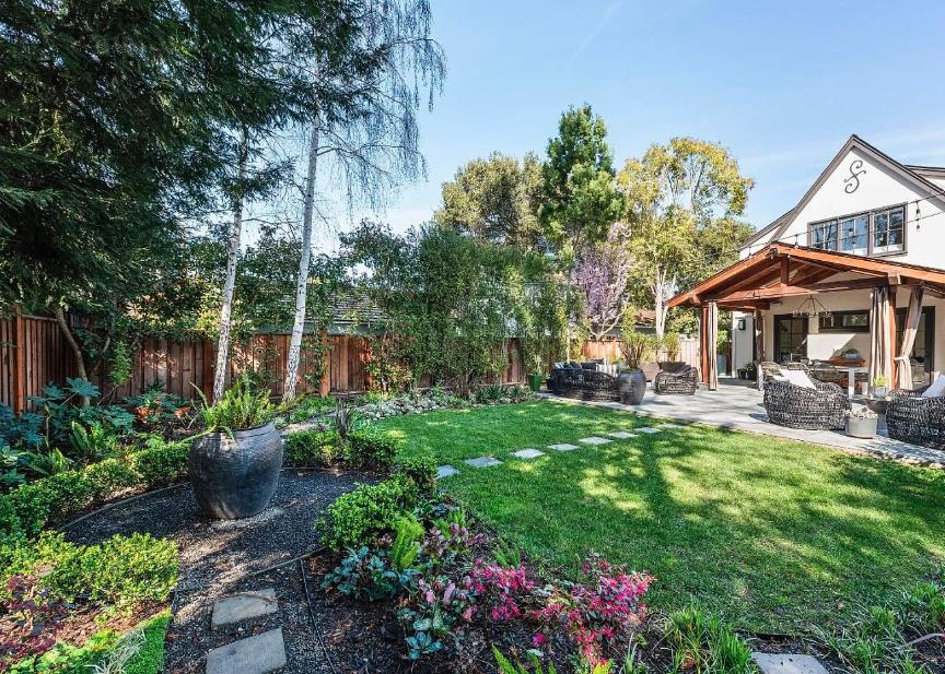48 Middlegate Street Atherton, CA 94027 - Photo 25 of 27 a front view of a house with garden