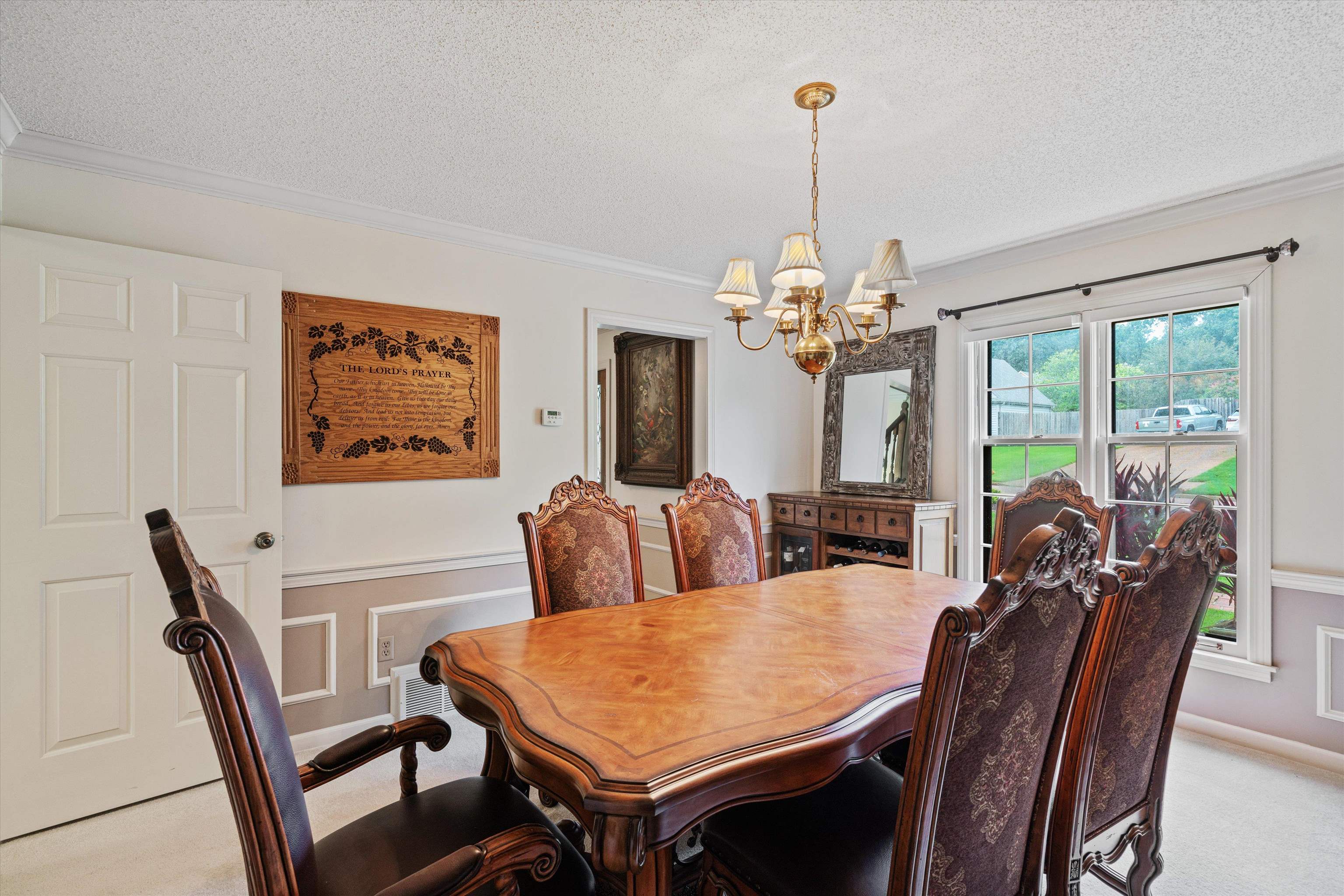 8099 Ridgetown Lane Germantown, TN 38138 - Photo 5 of 33 14x12 DINING ROOM Features Crown, Chair Rail and Shadowbox Molding