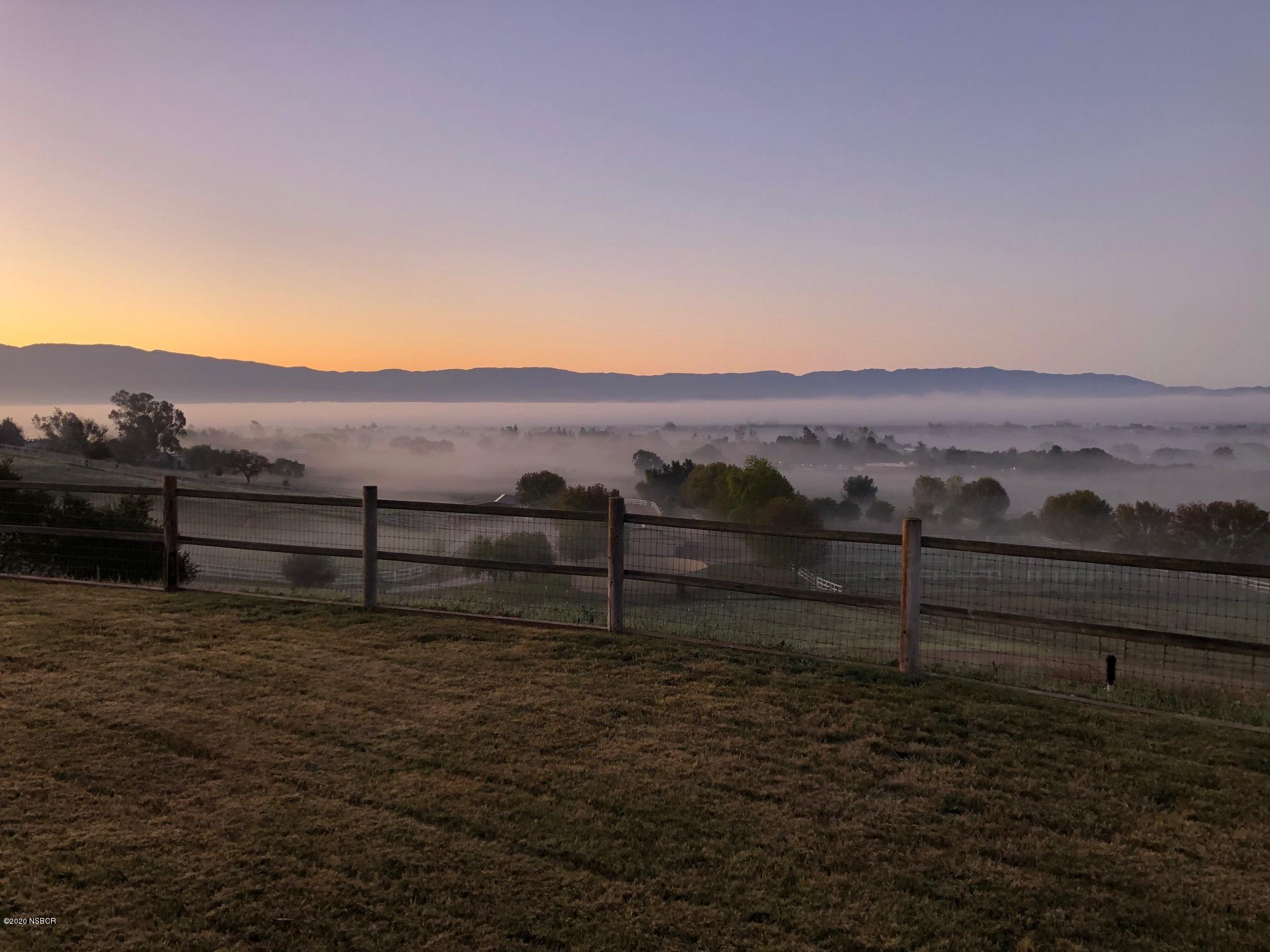 2805 North Refugio Road Santa Ynez, CA 93460 - Photo 40 of 46 Morning fog
