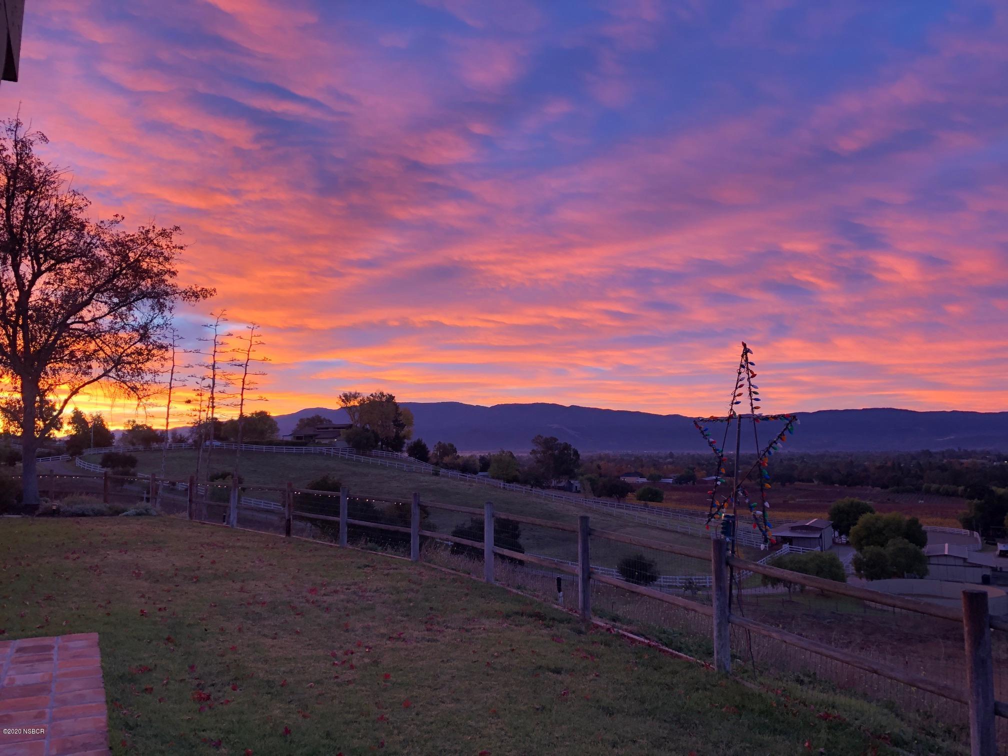 2805 North Refugio Road Santa Ynez, CA 93460 - Photo 41 of 46 Spectacular sunrises