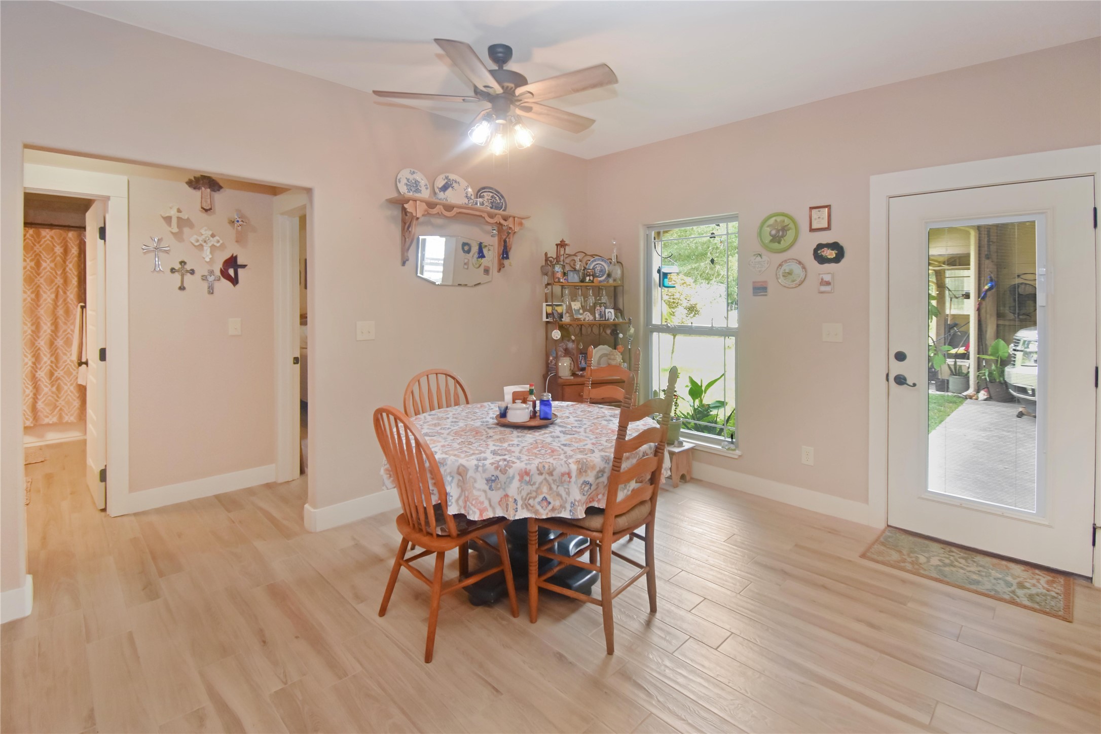 115 Pr 5250 Warren, TX 77664 - Photo 5 of 21 a view of a dining room with furniture window and wooden floor