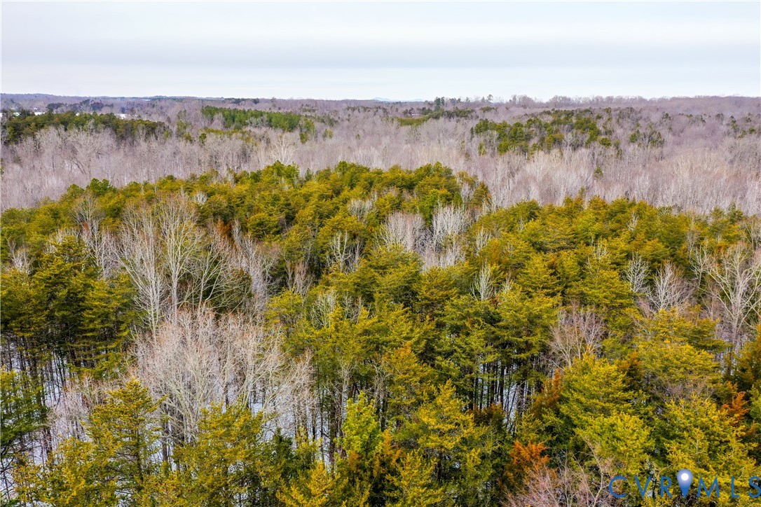 a view of a lake with a mountain in the background