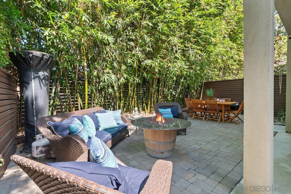 714 Bonair Way La Jolla, CA 92037 - Photo 23 of 36 a view of a patio in back of house