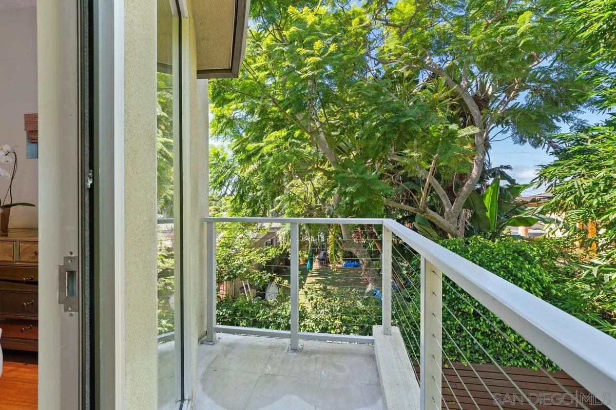 714 Bonair Way La Jolla, CA 92037 - Photo 29 of 36 a view of balcony with small plants