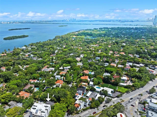 a view of a lake with outdoor space