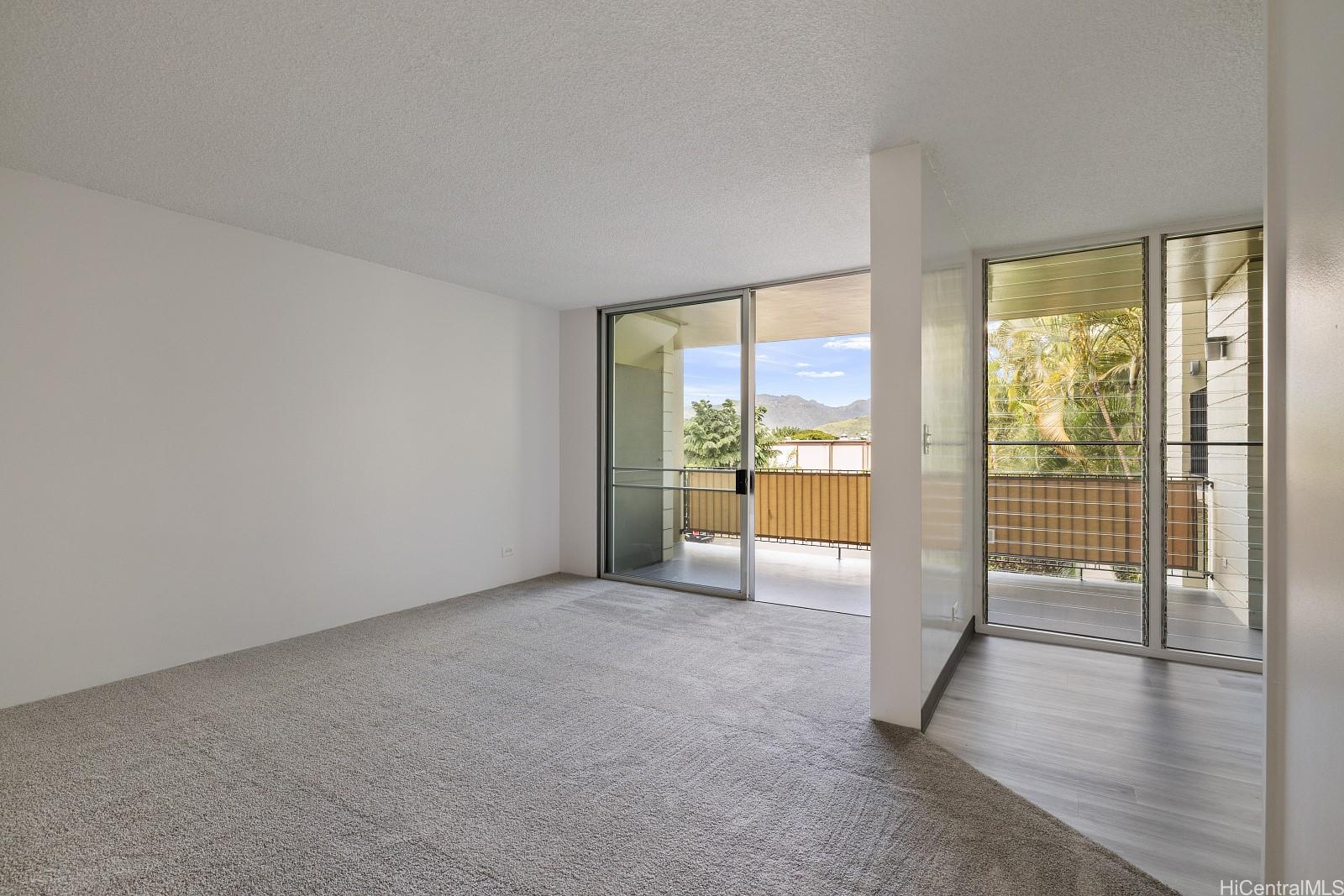 Enjoy a large, light & bright living room with views.