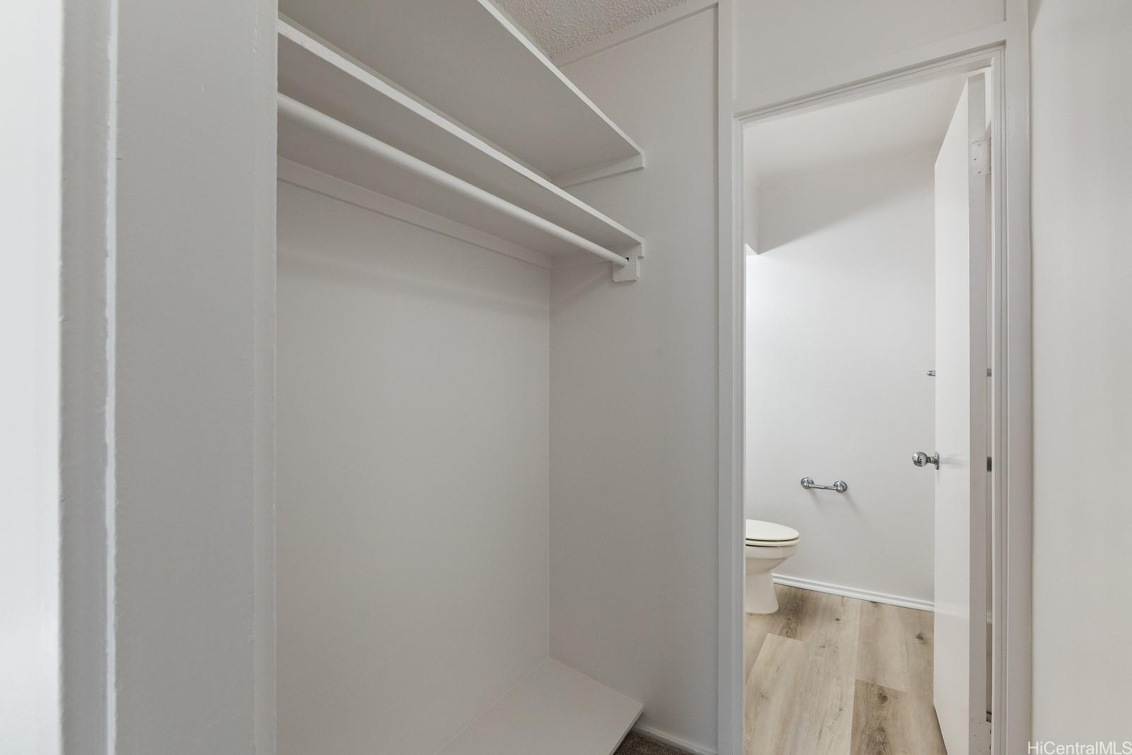 3103 Pualei Circle, Unit 203 Honolulu, HI 96815 - Photo 13 of 25 Master bedroom’s closet on the way to the bathroom.