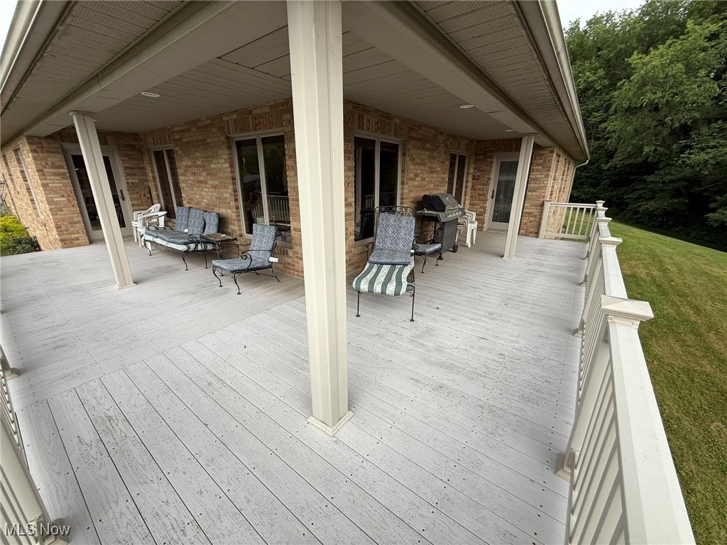 2597 Pyle Road Dover, OH 44622 - Photo 44 of 50 Wooden deck featuring a grill