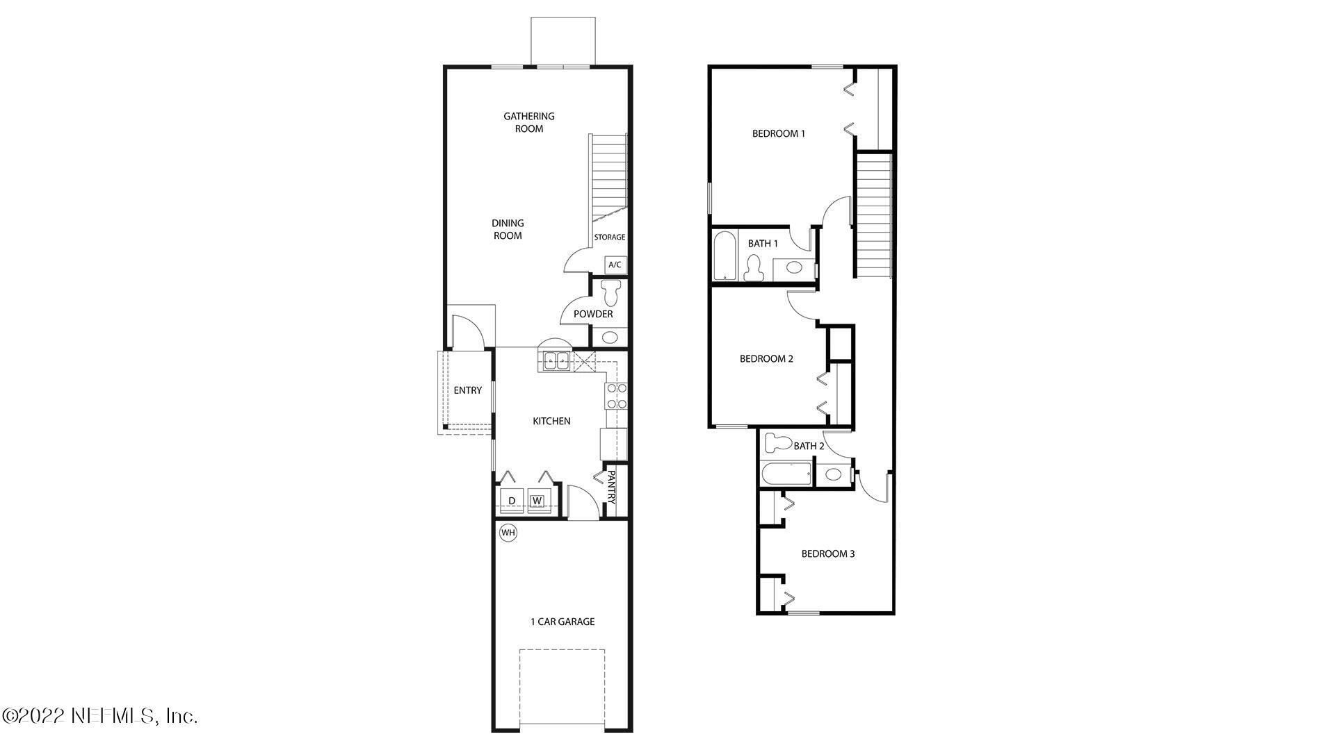 79 Blue Hvn Road St. Augustine, FL 32095 - Photo 2 of 46 a picture of a floor plan