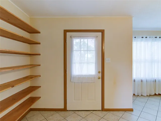 a view of front door