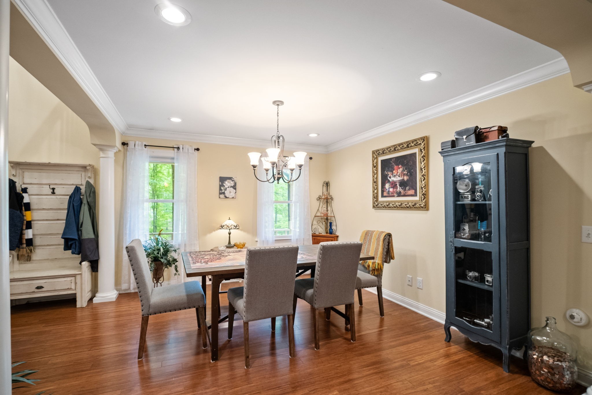 612 Fairway Trail Springfield, TN 37172 - Photo 11 of 50 a view of a dining room with furniture and wooden floor