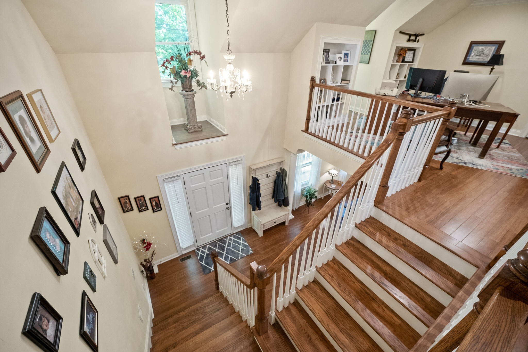 612 Fairway Trail Springfield, TN 37172 - Photo 13 of 50 a living room with furniture and a chandelier
