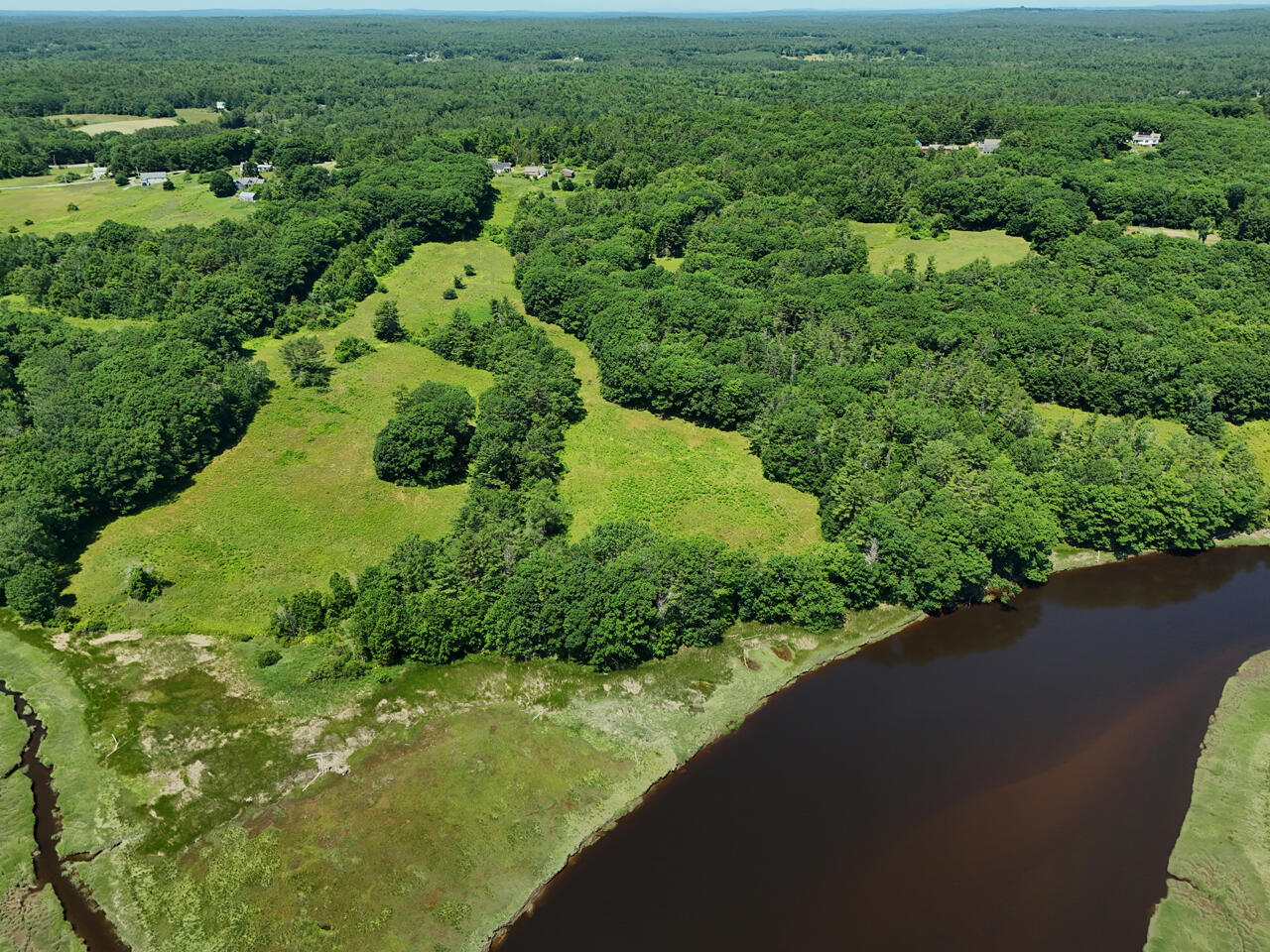 306 Golden Ridge Road Alna, ME 04535 - Photo 6 of 49 Fields from River