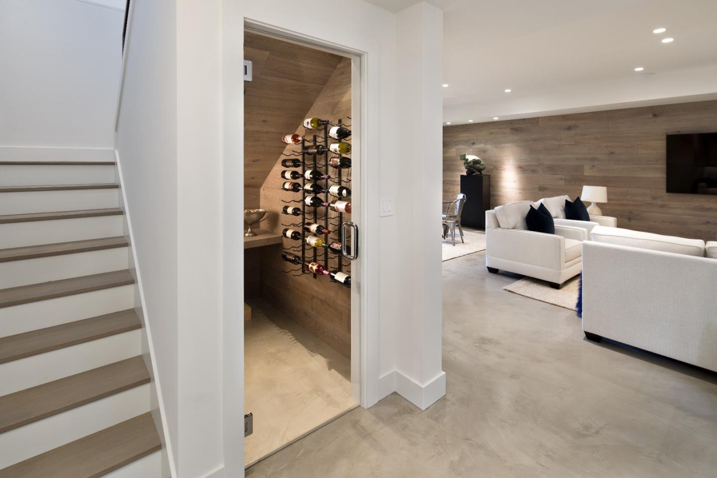 135 Dean Road Woodside, CA 94062 - Photo 19 of 31 a view of living room with furniture and flat screen tv