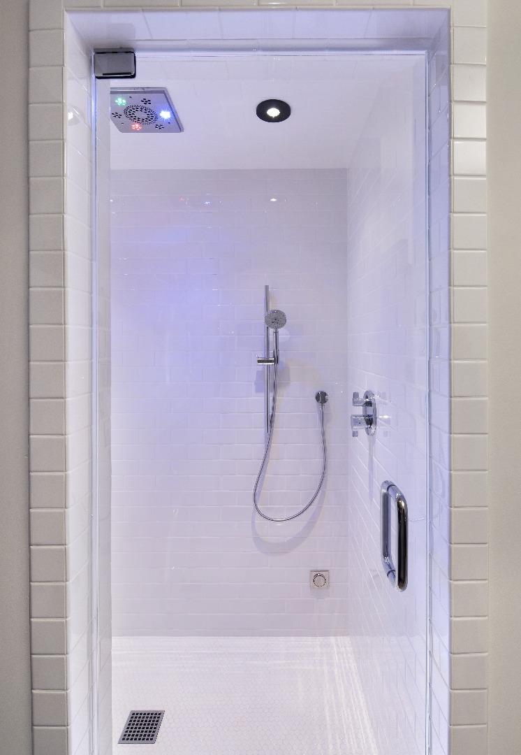 135 Dean Road Woodside, CA 94062 - Photo 23 of 31 a bathroom with a shower