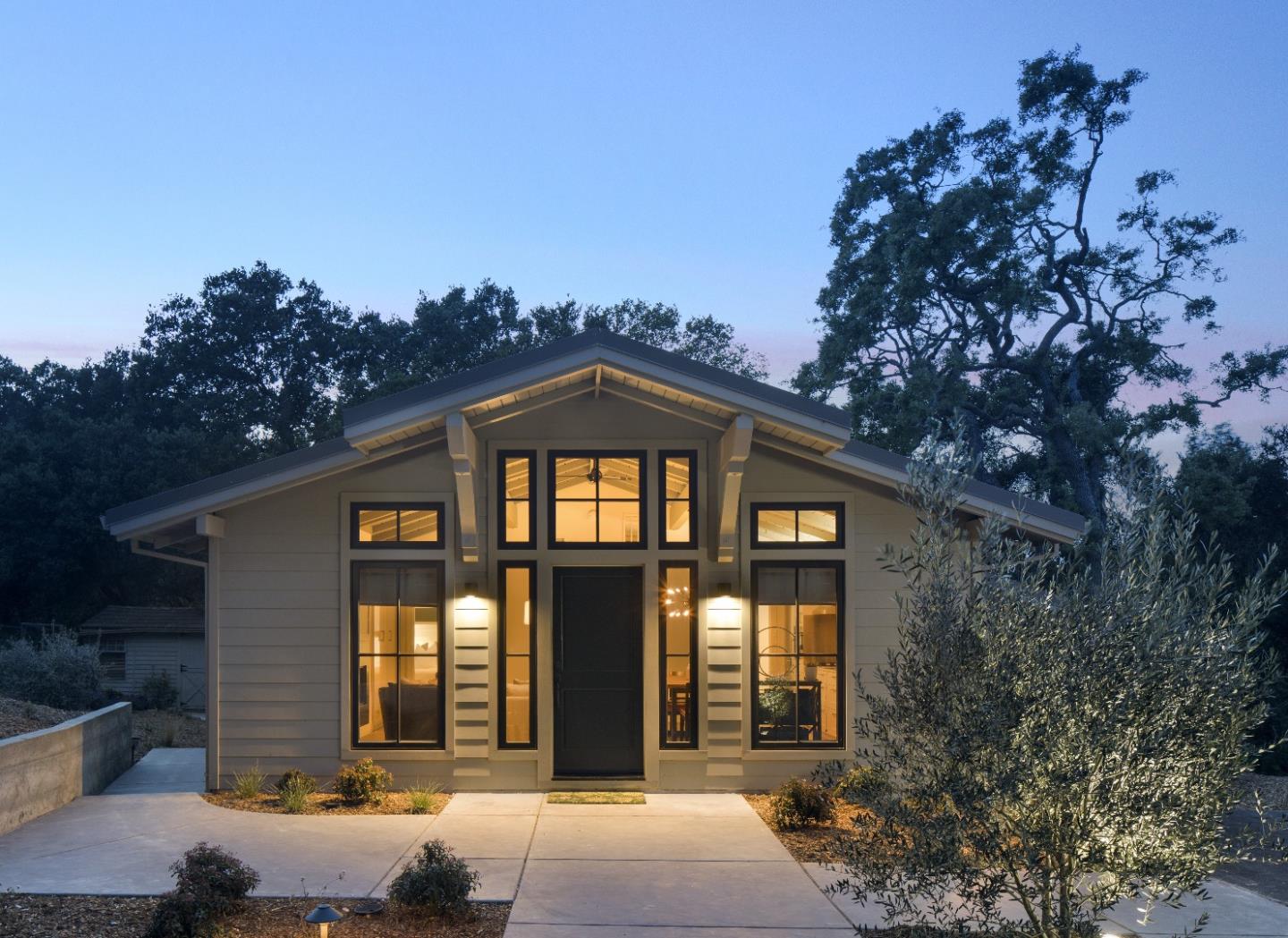 135 Dean Road Woodside, CA 94062 - Photo 24 of 31 a front view of a house
