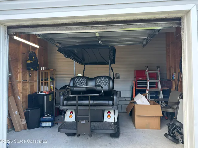 a room with storage and utility