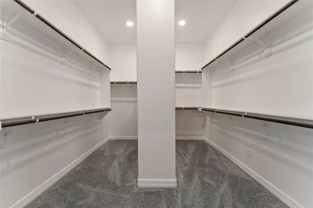 a view of walk in closet