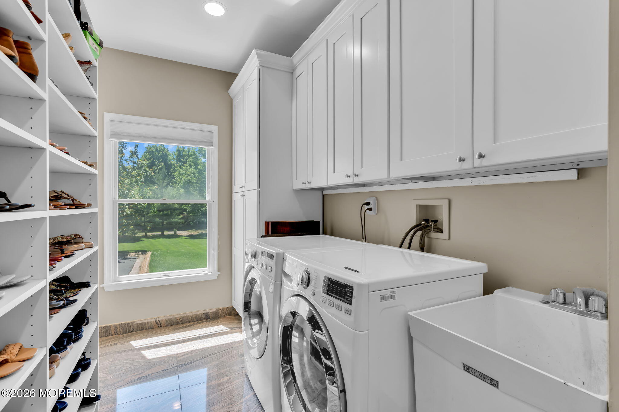 14 Diamond Hill Road Marlboro, NJ 07746 - Photo 34 of 79 a utility room with dryer and washer