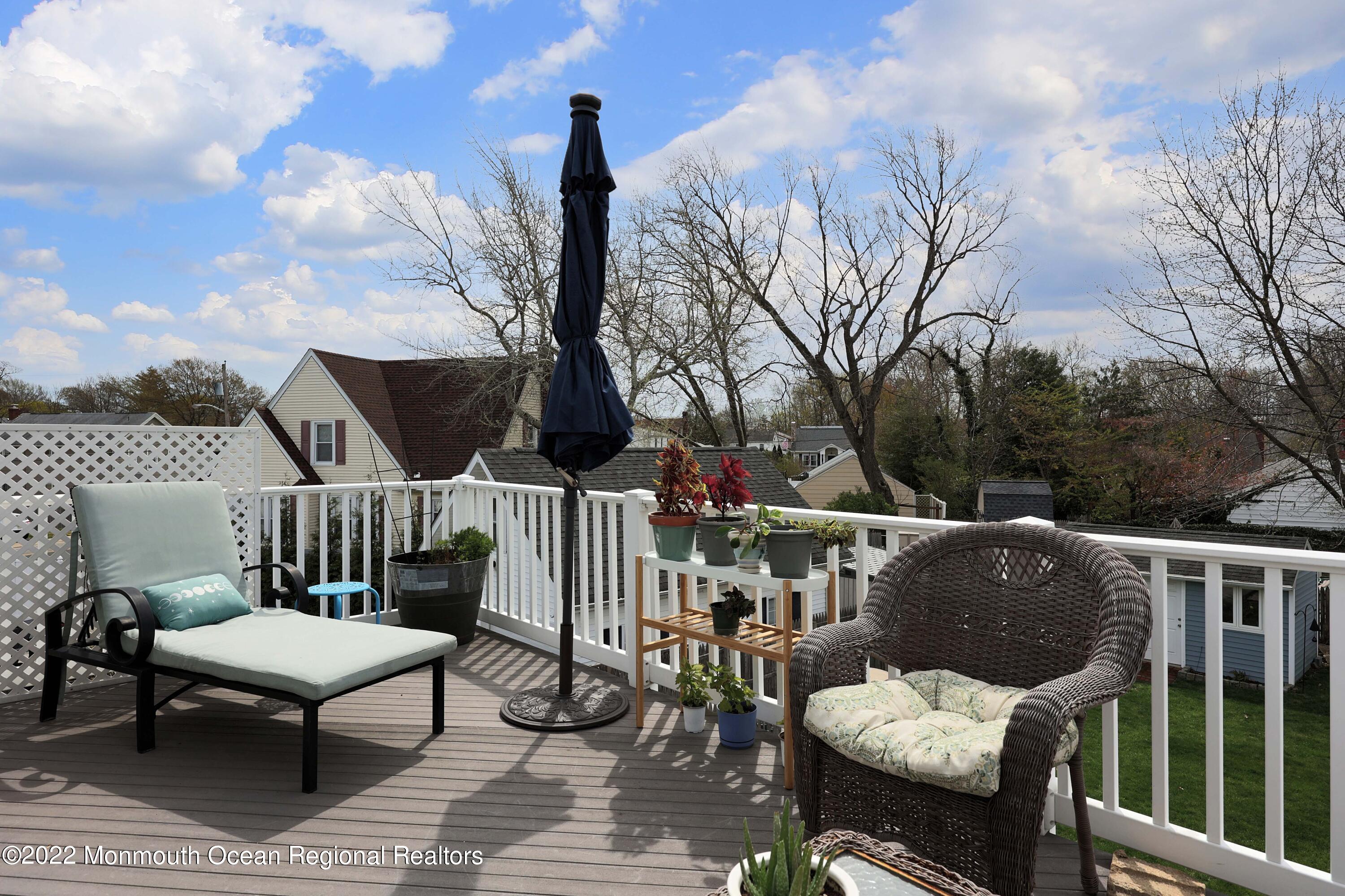 91 3rd Street Keyport, NJ 07735 - Photo 16 of 30 master bedroom deck