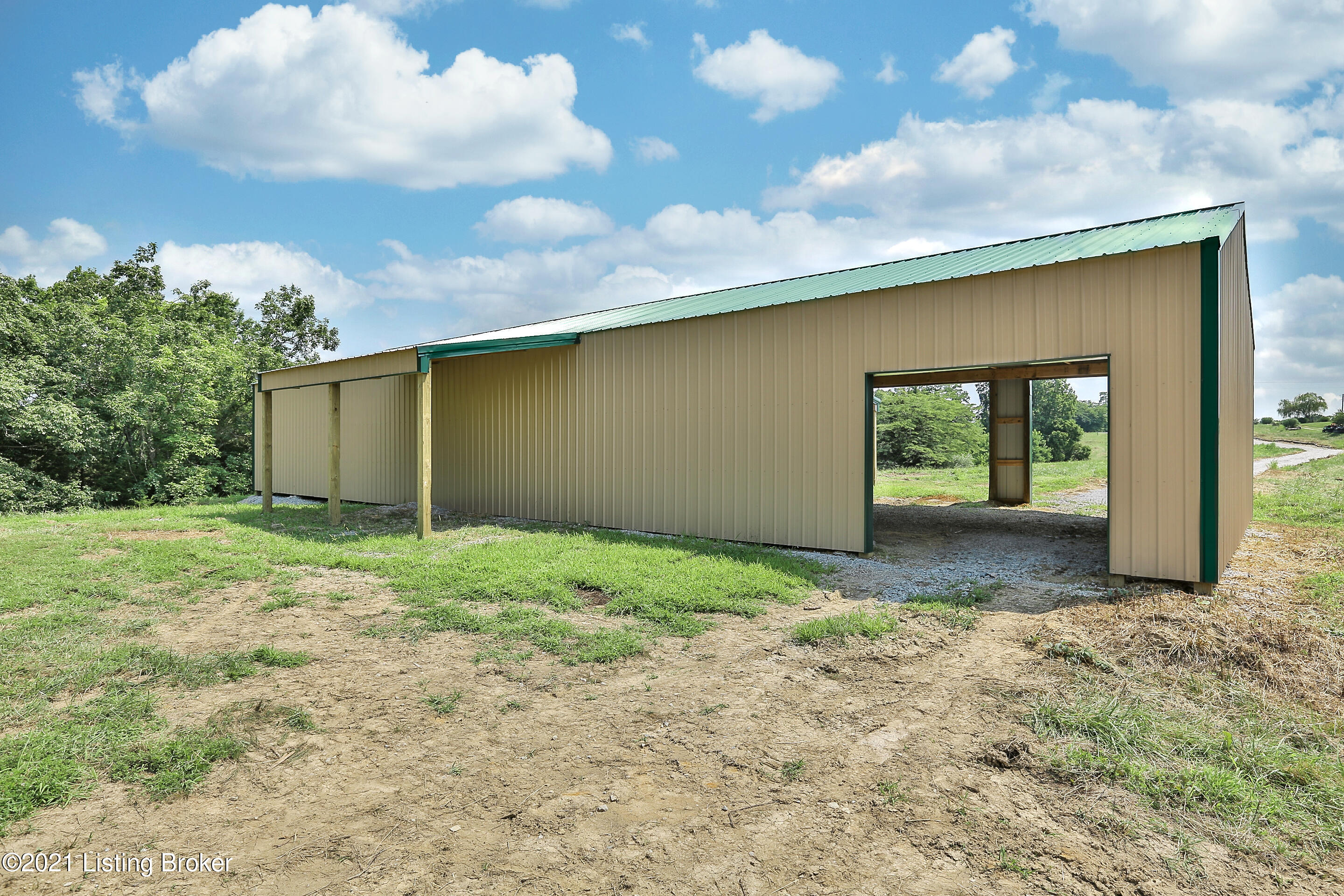 5266 Cedarmore Road Pleasureville, KY 40057 - Photo 8 of 11 Back of Pole Barn