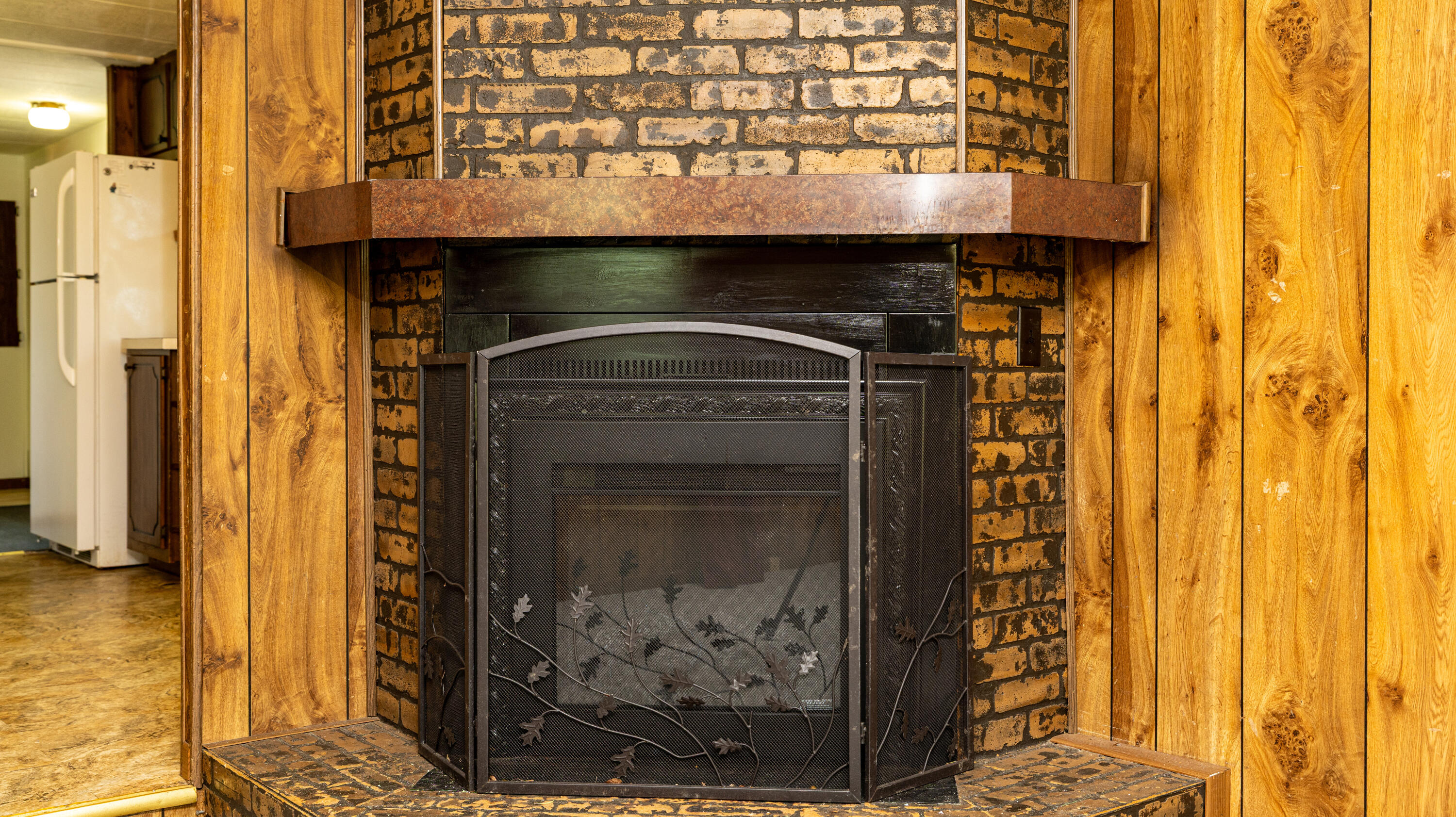 4678 Huser Road Seneca, WI 54489 - Photo 28 of 38 Interior Living Room Fireplace