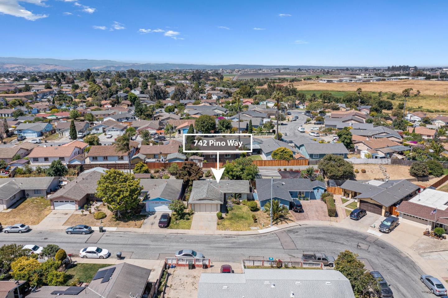 742 Pino Way Salinas, CA 93905 - Photo 28 of 30 an aerial view of a city