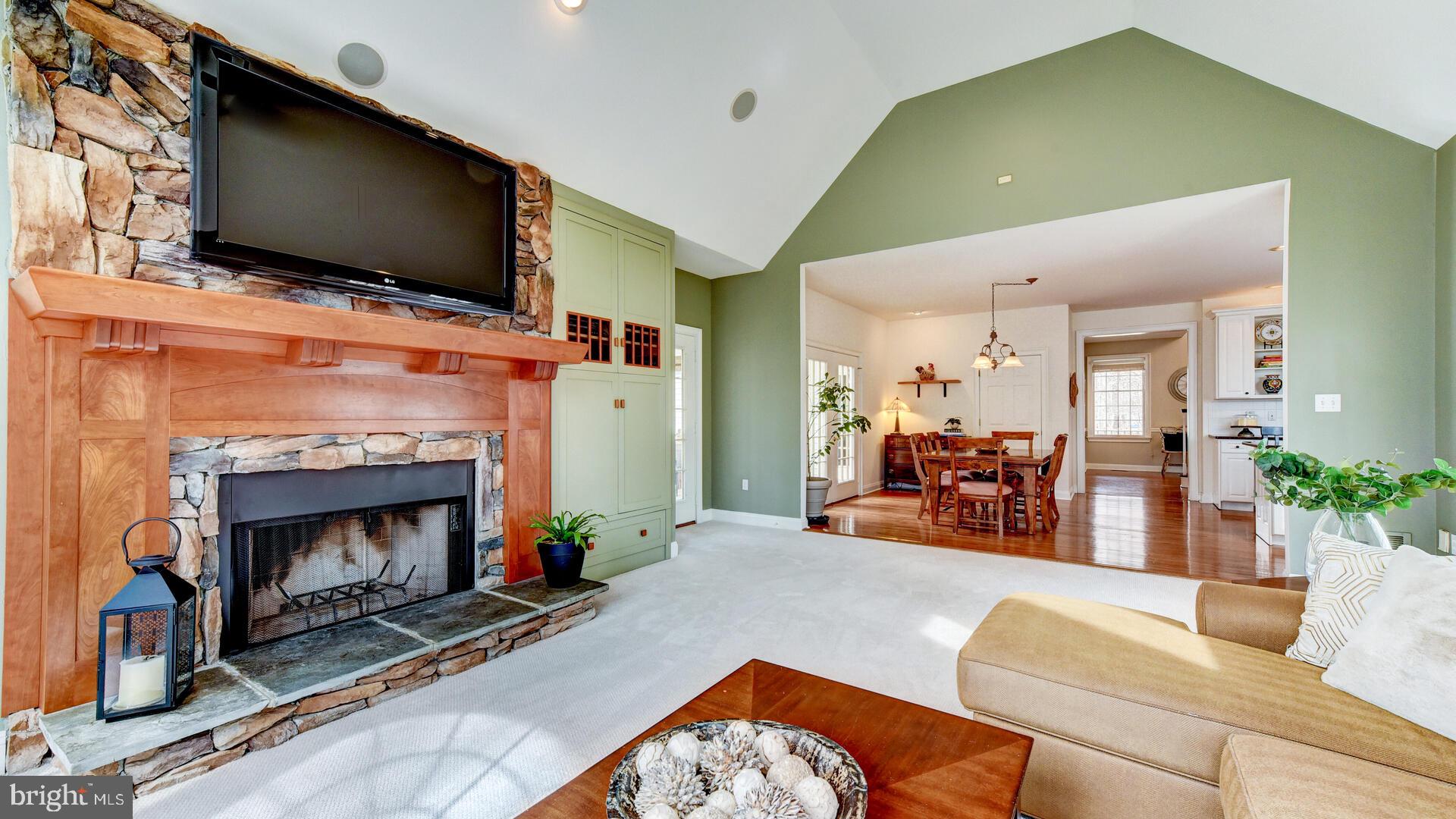 7 Forest Lane Princeton Junction, NJ 08550 - Photo 29 of 74 Family Room with Fireplace & Custom Mantel