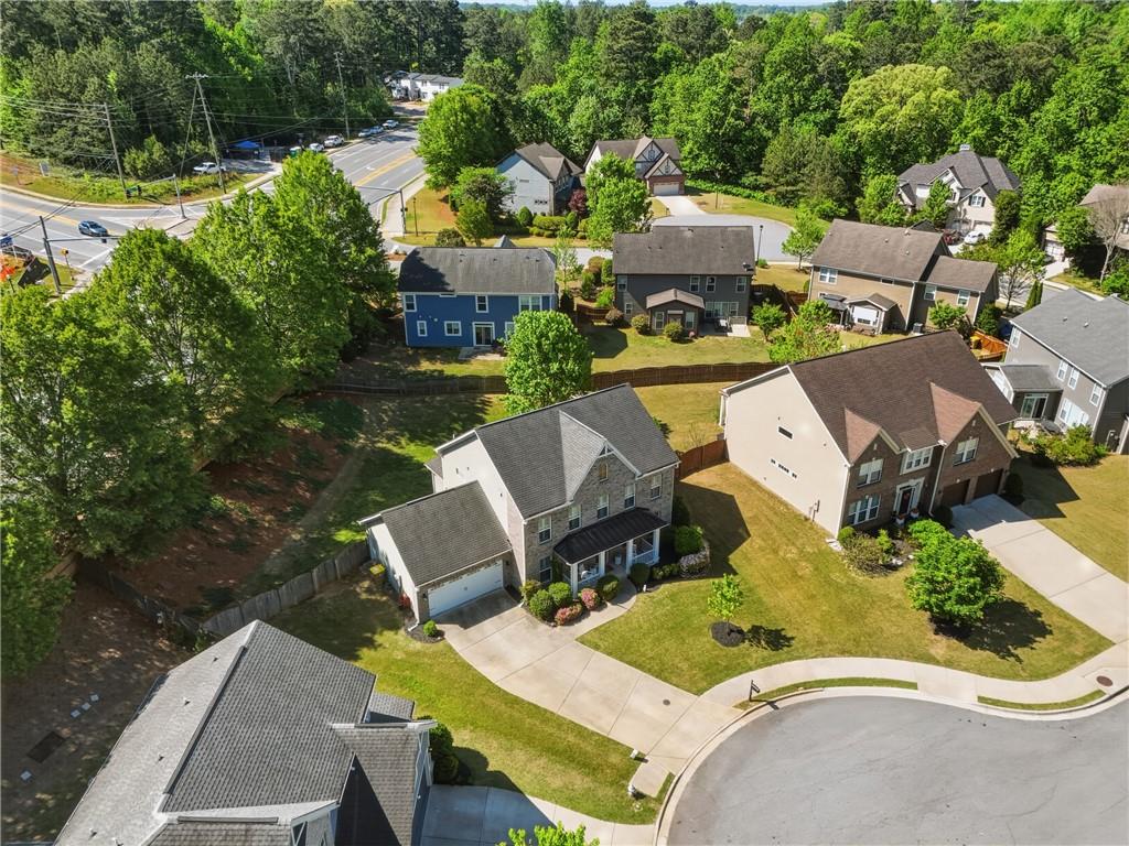 3330 Camelot Way Cumming, GA 30040 - Photo 45 of 47 an aerial view of a house with outdoor space