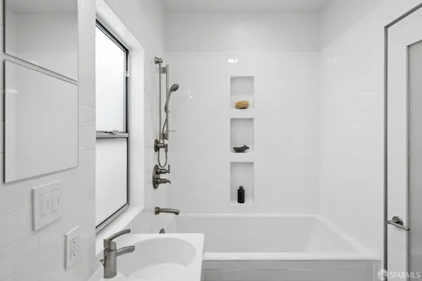 a view of living room washer and dryer