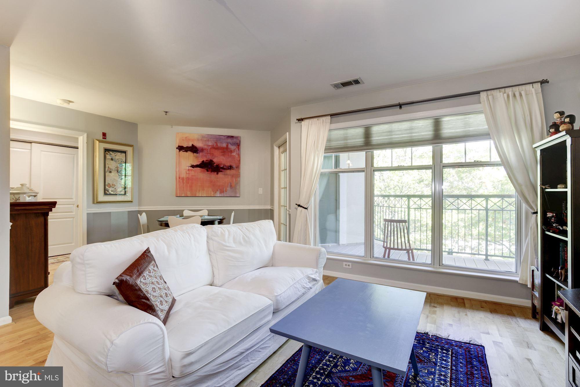 5575 Seminary Road, Unit 308 Falls Church, VA 22041 - Photo 6 of 25 Huge window looking onto balcony