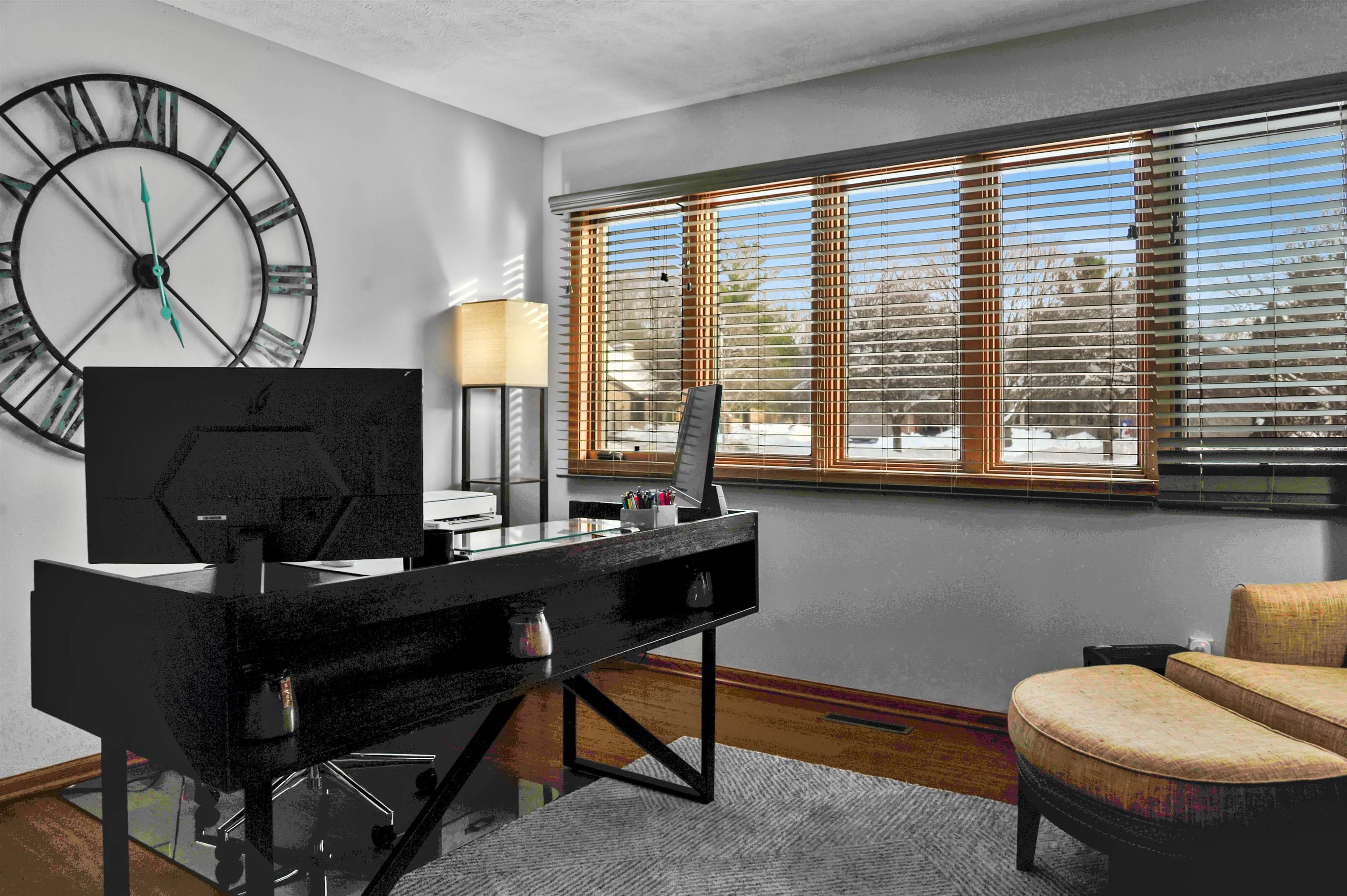 6442 Old Hunters Run Rockford, IL 61114 - Photo 4 of 38 a view of a workspace room with furniture and window