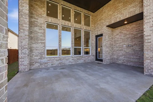 a view of front door