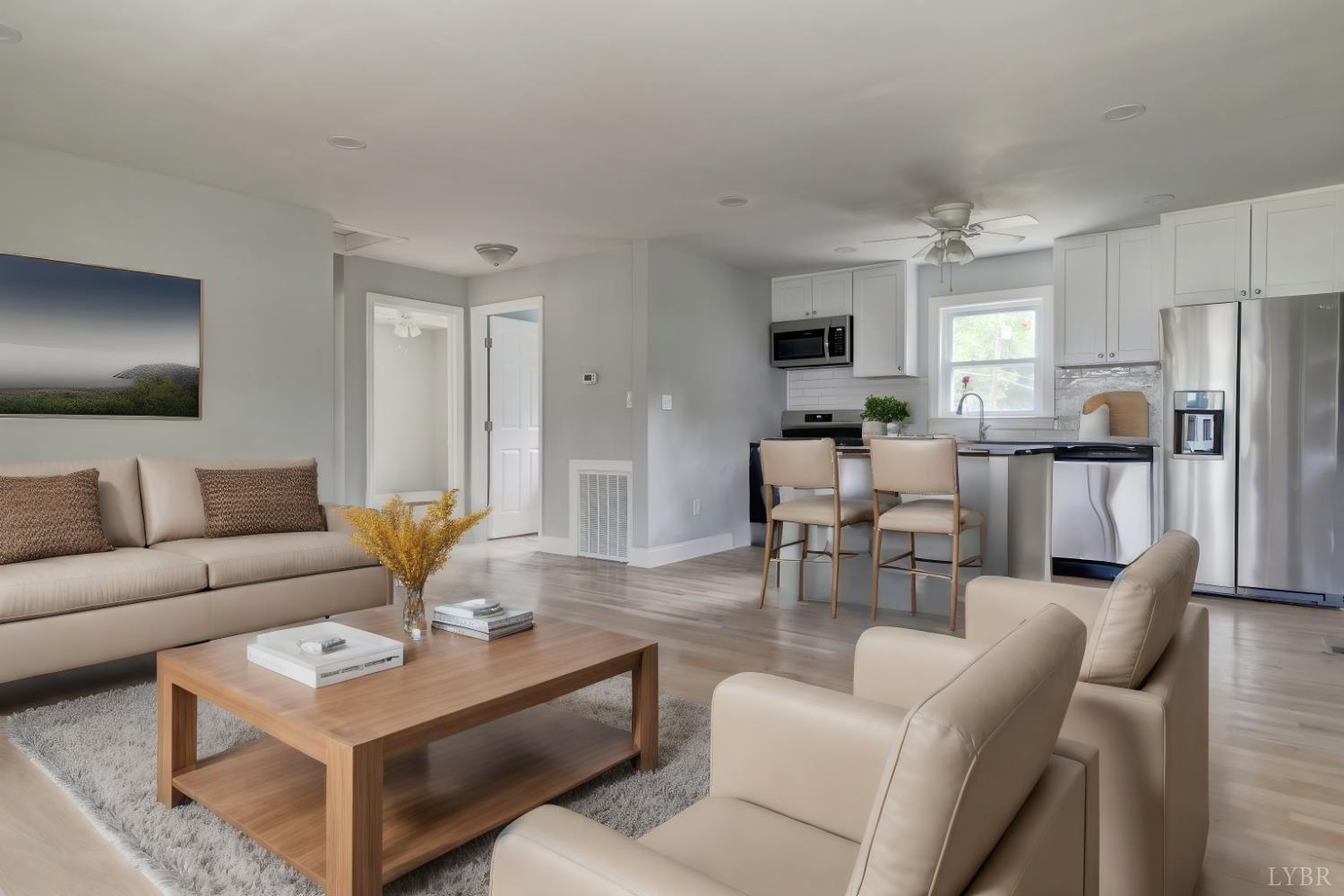 4724 Old Boonsboro Road Lynchburg, VA 24503 - Photo 37 of 39 a living room with furniture and a wooden floor
