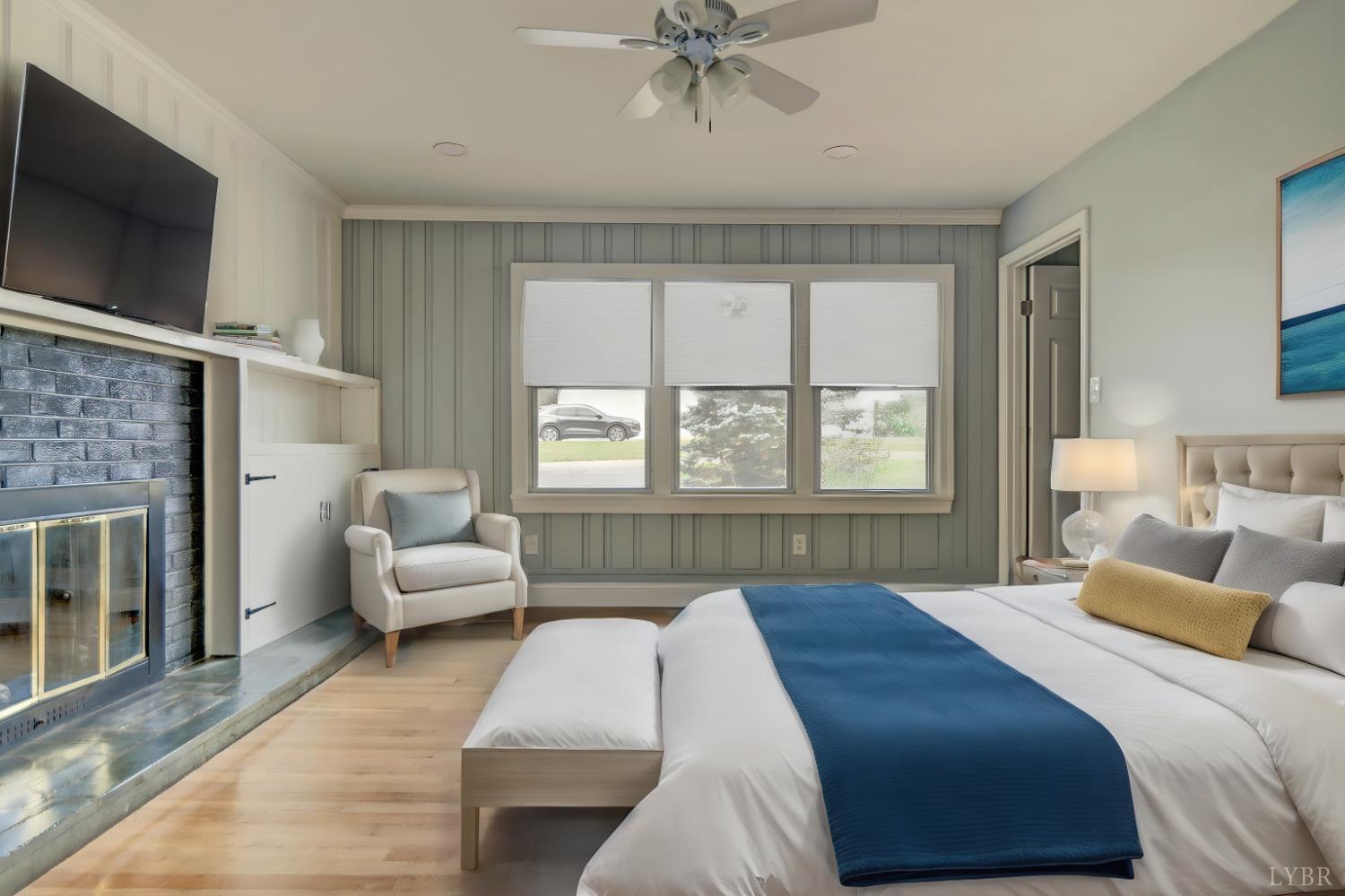 4724 Old Boonsboro Road Lynchburg, VA 24503 - Photo 39 of 39 a bedroom with a bed and a flat screen tv