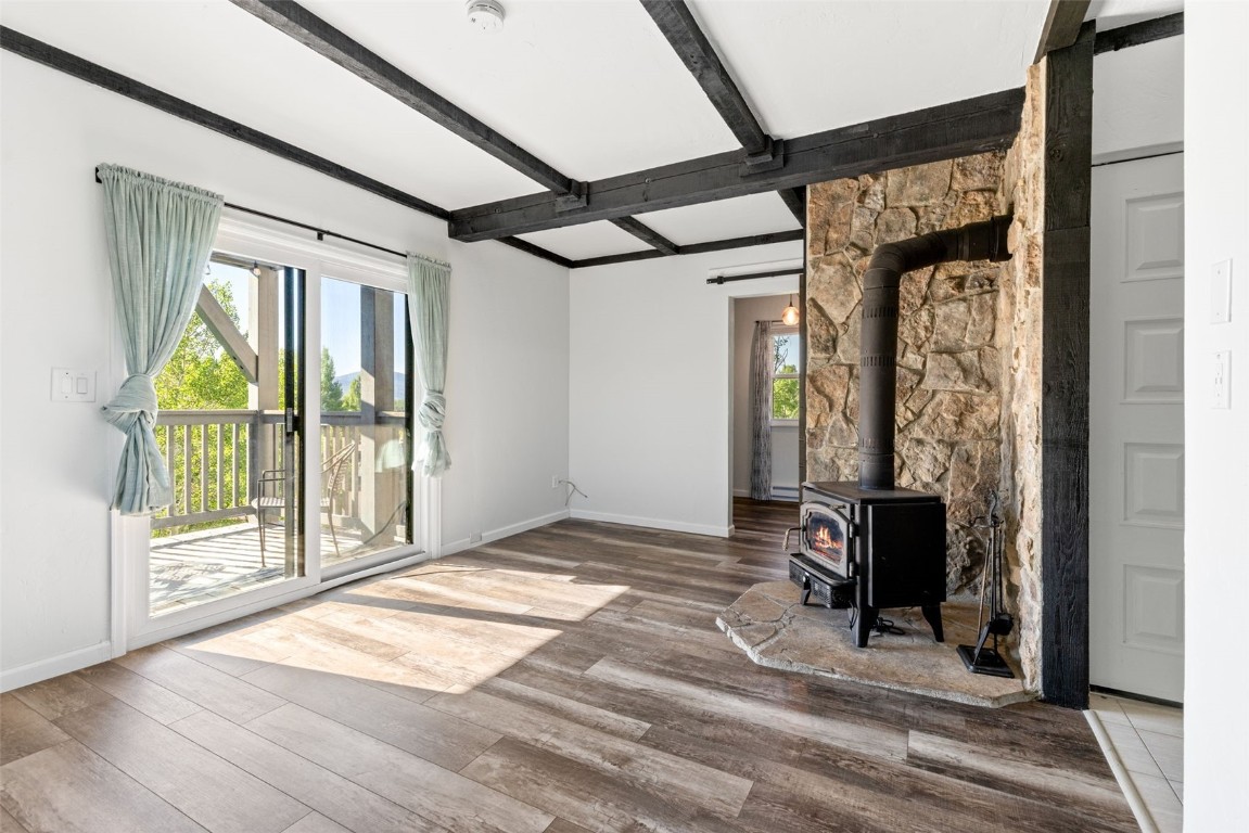 8011 Ryan Gulch Road, Unit B2 Silverthorne, CO 80498 - Photo 6 of 27 a view of entryway with wooden floor