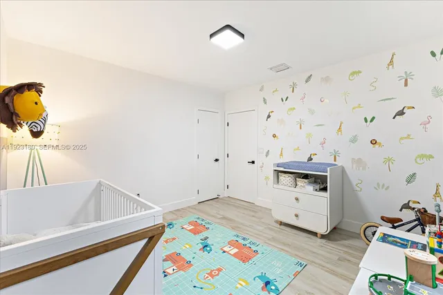 a room with storage and utility