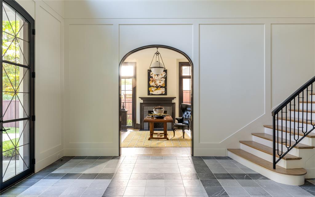 4405 Wildwood Road Dallas, TX 75209 - Photo 4 of 26 Italian Marble, Custom Iron Railing