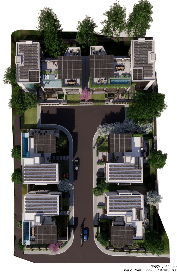 235 Escondida Way San Antonio, TX 78209 - Photo 4 of 16 a front view of a house with garden