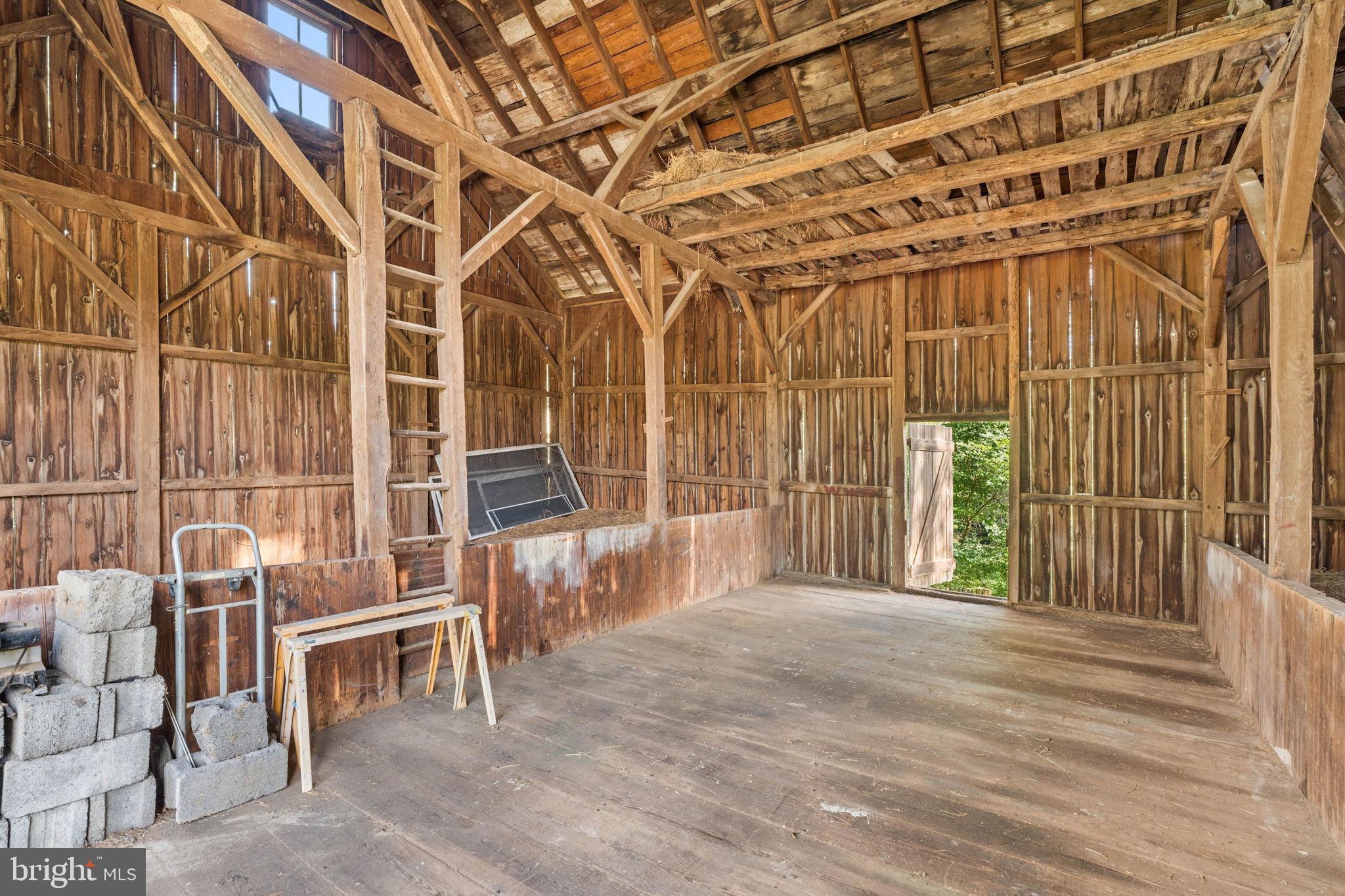 1412 Monkton Road Monkton, MD 21111 - Photo 59 of 72 2-story hayloft w/pegged mortise-and-tenon joinery