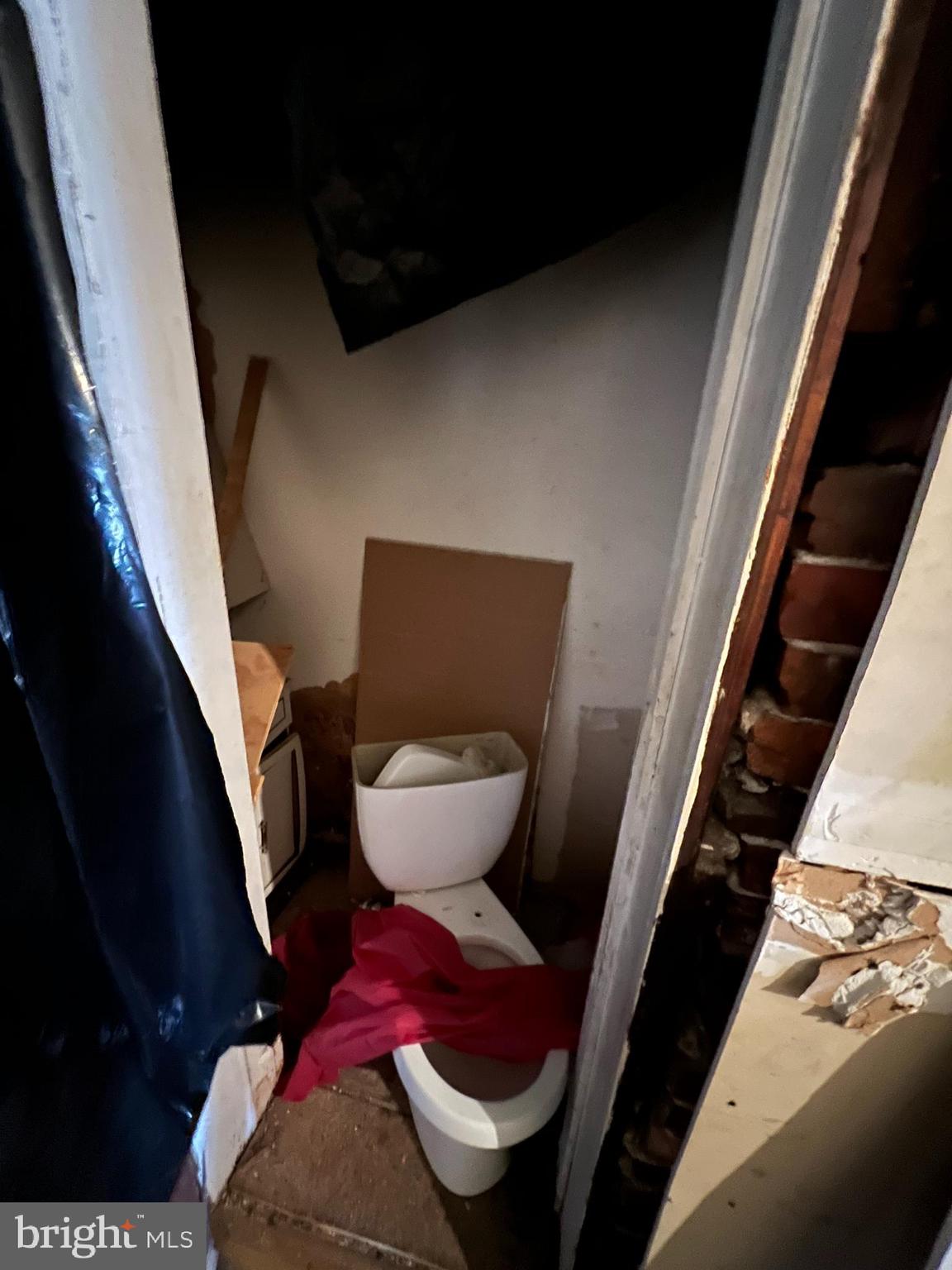 5502 Master Street Philadelphia, PA 19131 - Photo 18 of 49 a bathroom with a toilet and a mirror