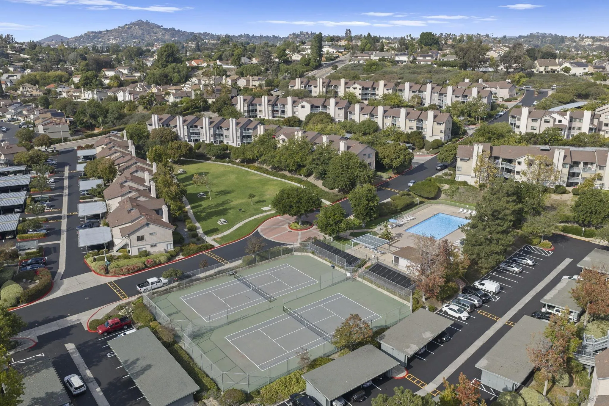 3002 Blue Oak Court Spring Valley, CA 91978 - Photo 21 of 23 an aerial view of a city with lots of residential buildings