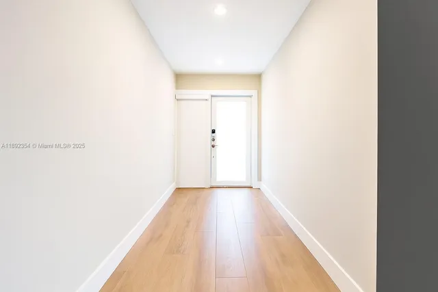 a view of an empty room