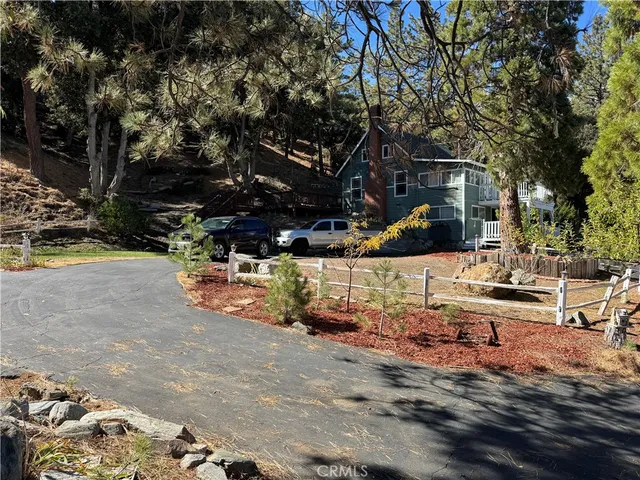 a view of outdoor space with garden