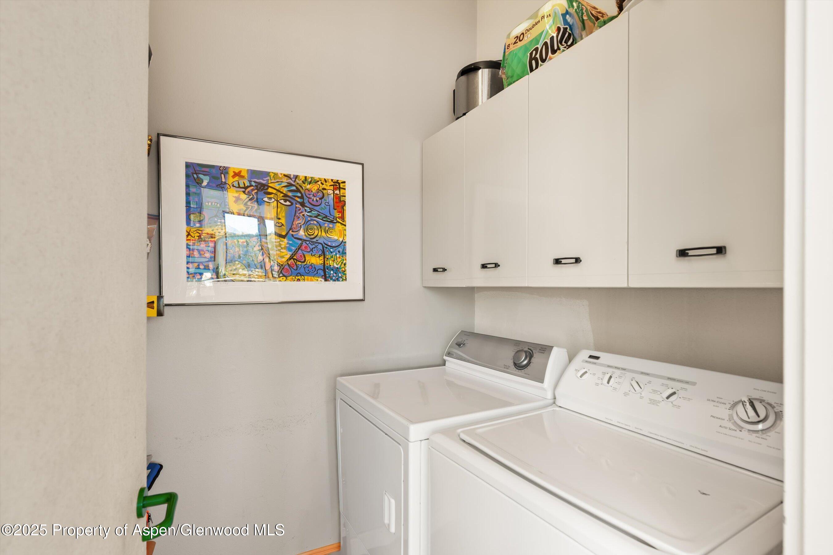 525 Cactus Flats Road Carbondale, CO 81623 - Photo 24 of 50 a utility room with dryer and washer