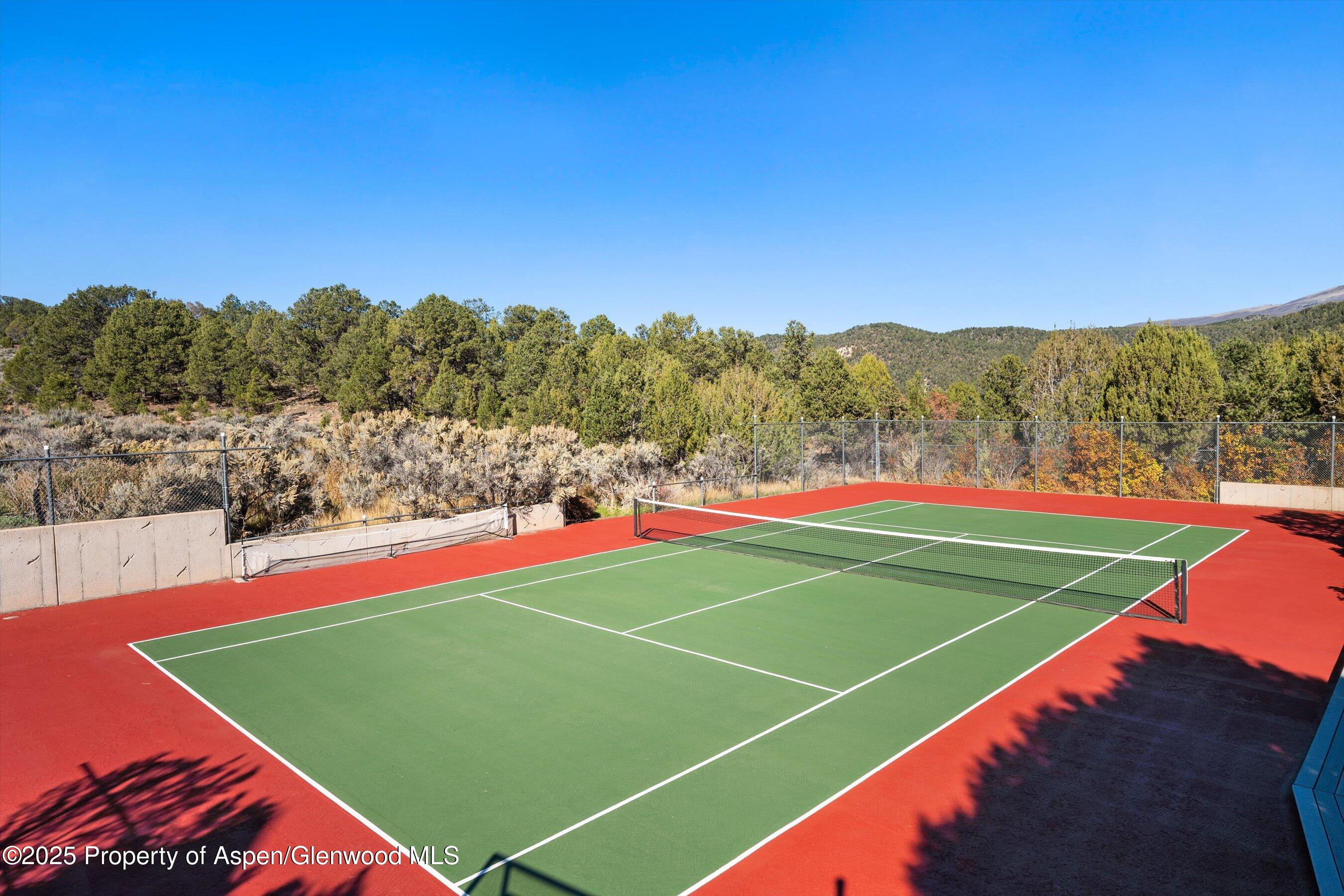 525 Cactus Flats Road Carbondale, CO 81623 - Photo 44 of 50 a view of an outdoor space and basketball court