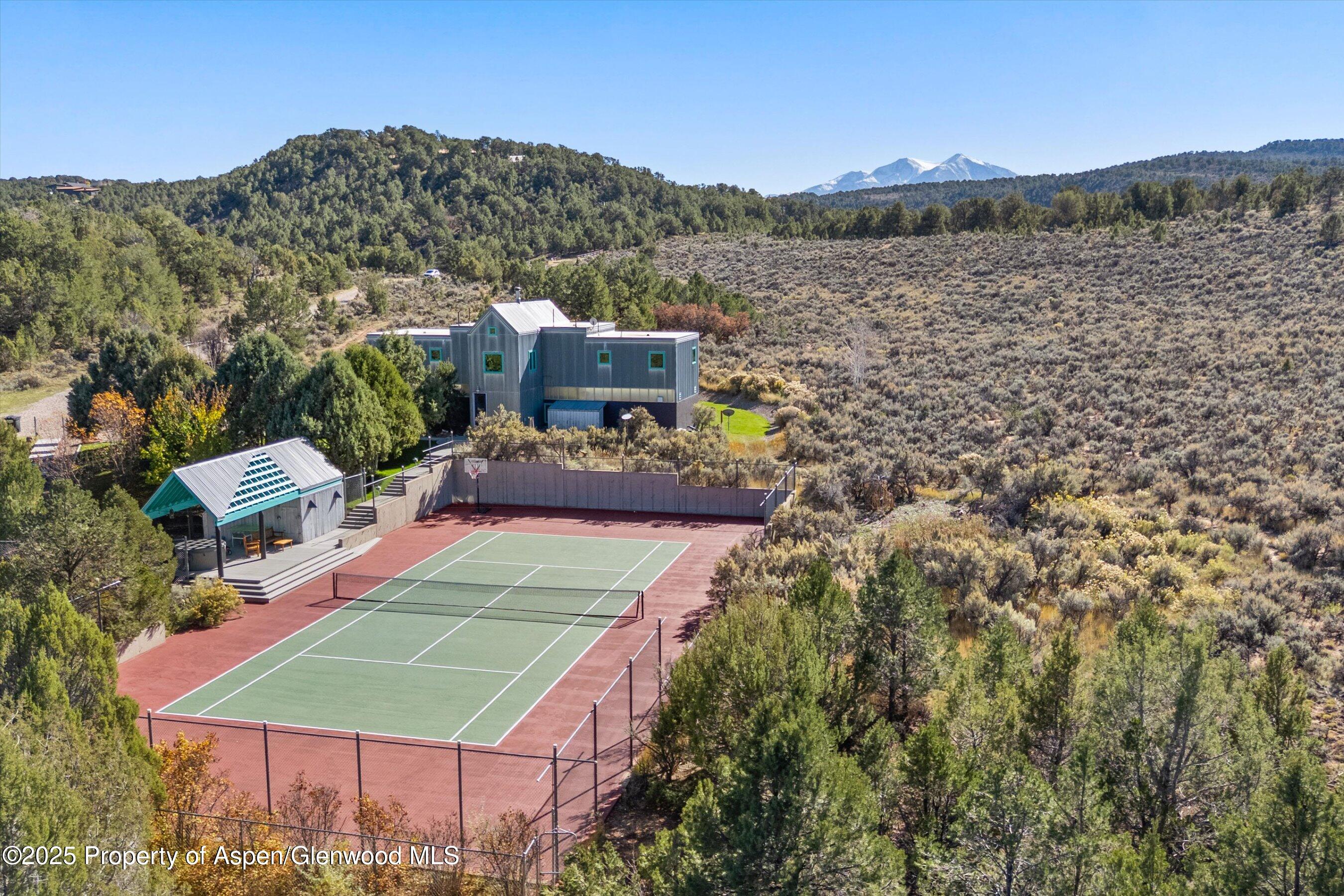 525 Cactus Flats Road Carbondale, CO 81623 - Photo 47 of 50 a green field with lots of tress in it
