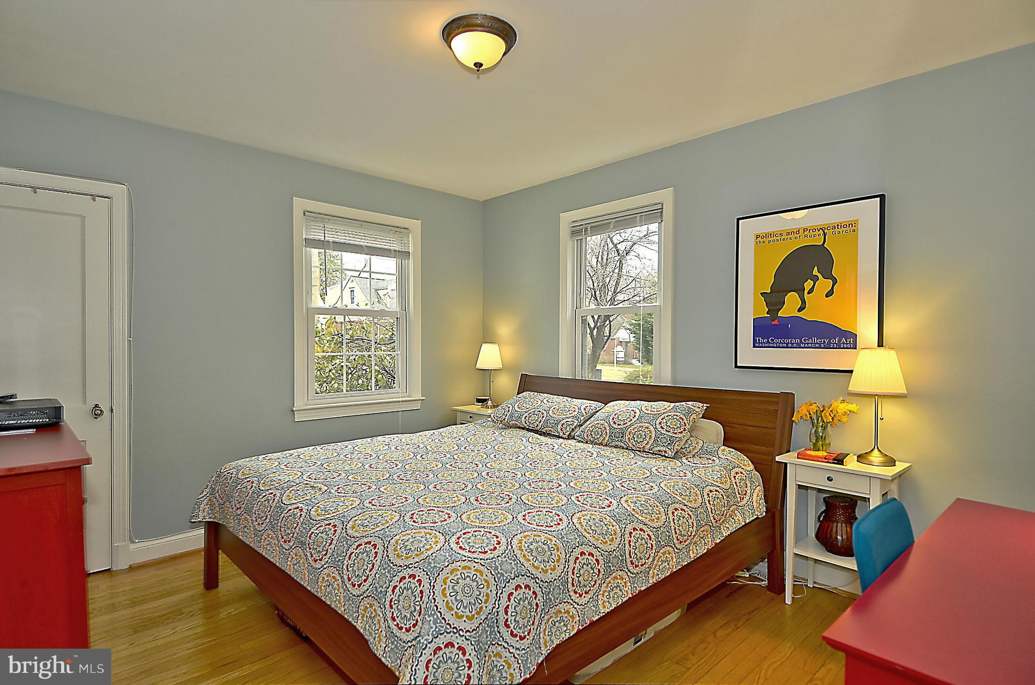 9508 Evergreen Street Silver Spring, MD 20901 - Photo 14 of 30 Main level bedroom with lots of light.